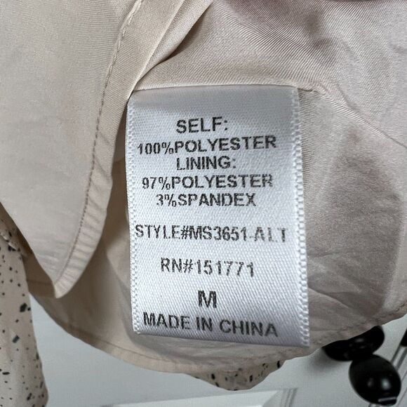 Altar’d State Cream Ruffle Mini Skirt Florals Tiered Jr Medium Womens Small - Picture 6 of 8